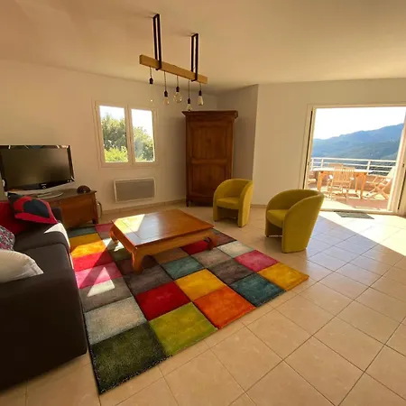 Maison Vue Panoramique Entre Mer Et Montagne 度假居
